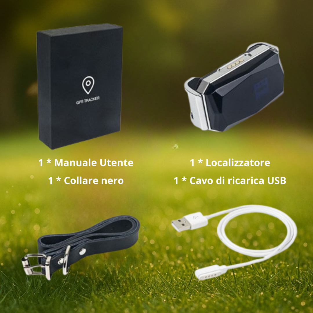 Localizzatore GPS per Cani e Gatti|Anti-Smarrimento